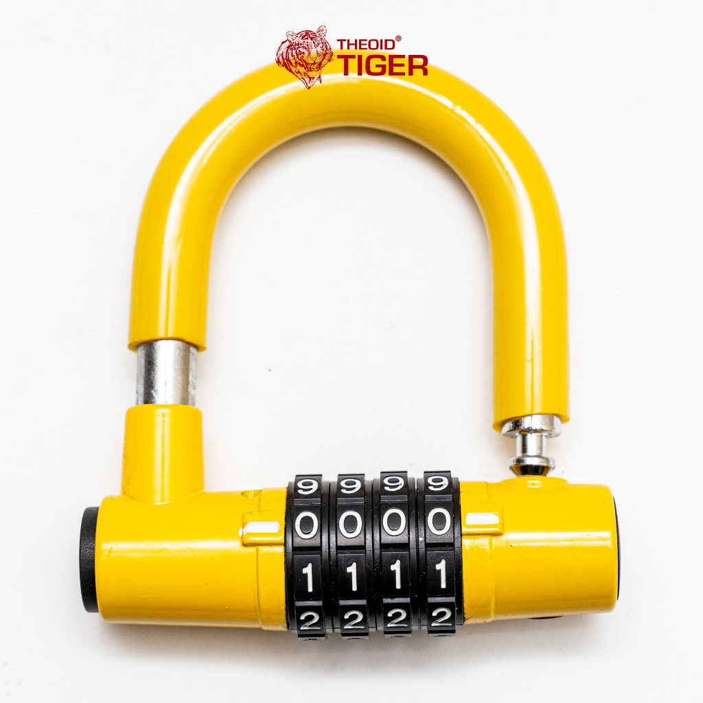 Ổ Khoá Số chữ U Theoid Tiger chống trộm sử dụng mật khẩu 4 số