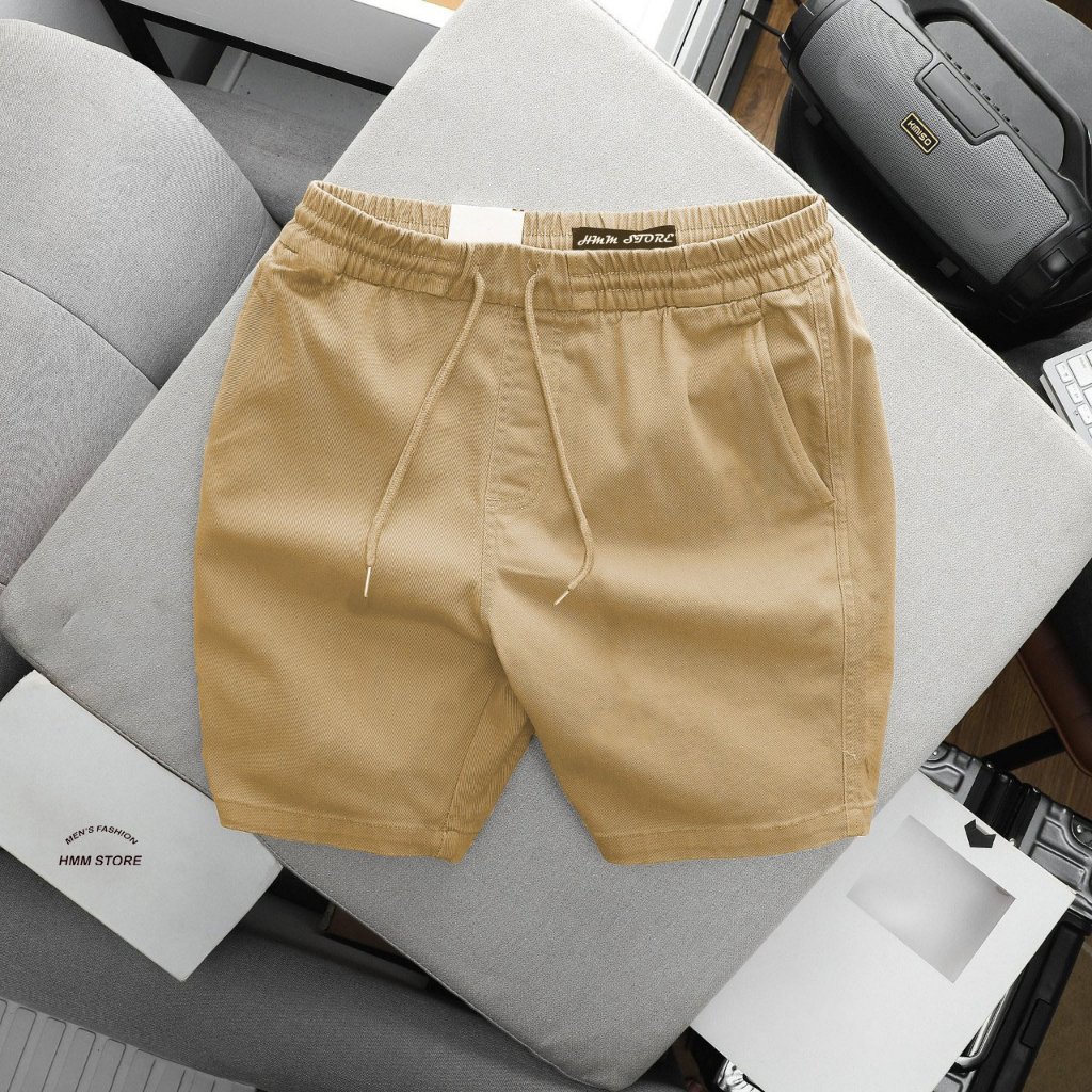 Quần short nam ngắn chất liệu kaki  co giãn phong cách trẻ trung, cá tính 4 màu dễ phối đồ | BigBuy360 - bigbuy360.vn