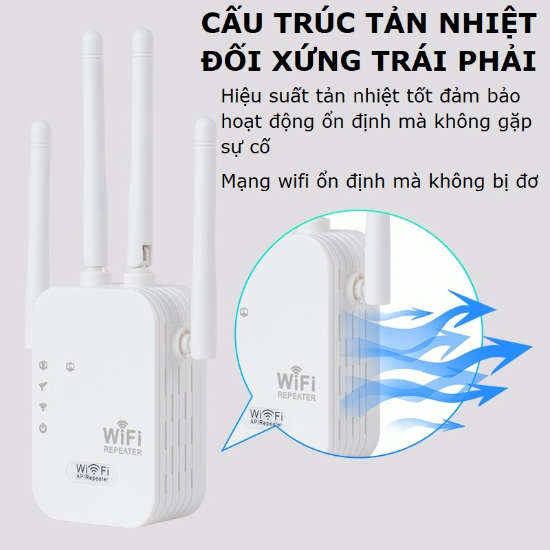 Bộ kích sóng wifi 4 râu KS2 tốc độ 300mbps 2 cổng RJ45 cắm trực tiếp dùng cho điện thoại laptop máy tính PC | BigBuy360 - bigbuy360.vn