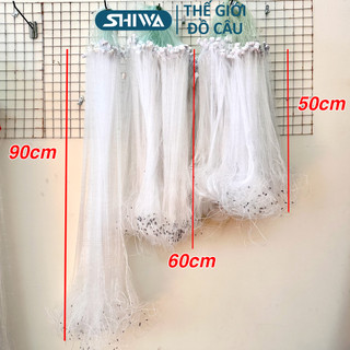 Lưới Đánh Cá Lòng Tong Bắt Cá Nhỏ, Tôm, Tép Dài 40m - Lưới Giăng Cá Mương Sông Suối, Đồ Câu Dụng Cụ Đánh Cá SHIWA