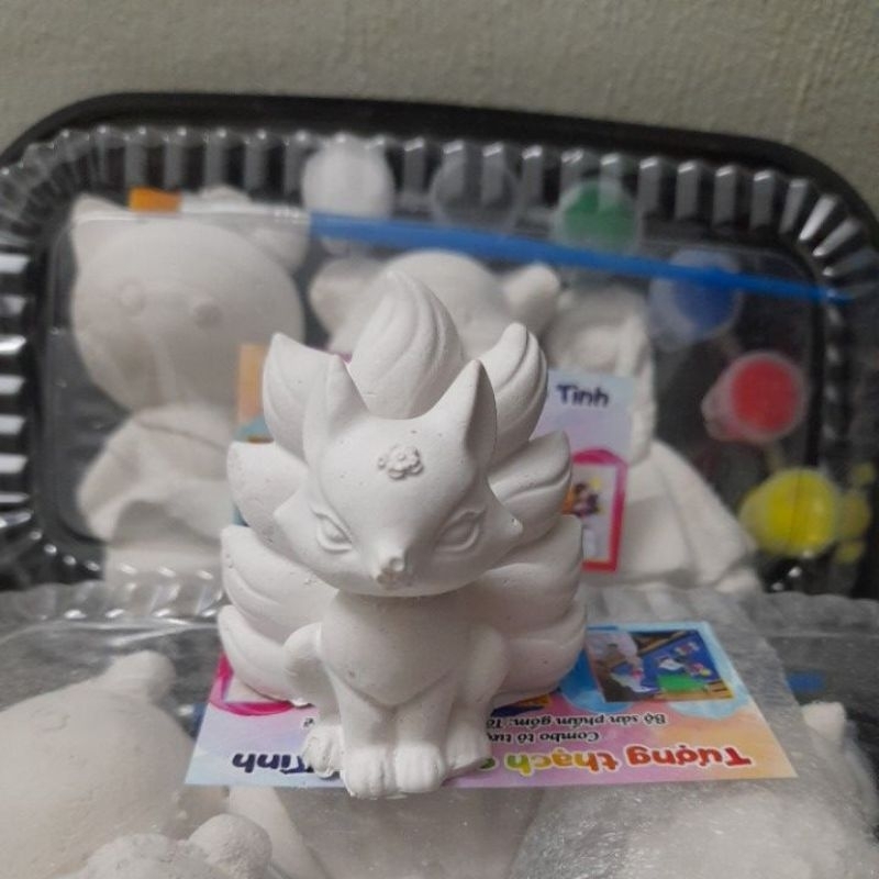 Tượng thạch cao tô màu hot trend- Đồ chơi thông minh sáng tạo cho bé