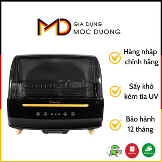 Máy sấy và tiệt trùng chén bát Heimchef 70L, công nghệ mới kết hợp tia UV và tiệt trùng nhiệt