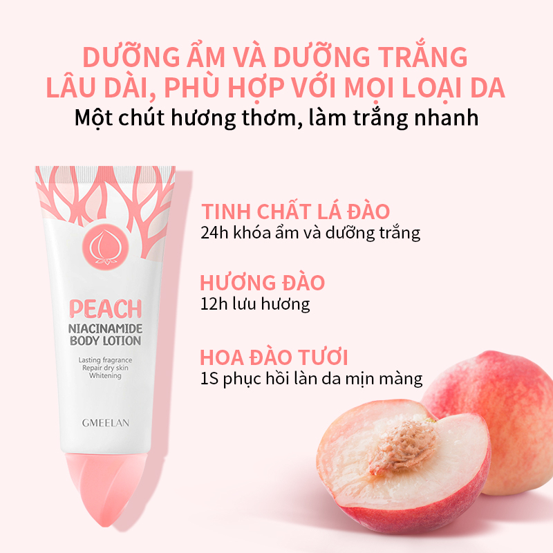 Bộ làm trắng cơ thể GMEELAN Tẩy tế bào chết Body 350g Sữa cơ thể 150g Phun cơ thể 50ml