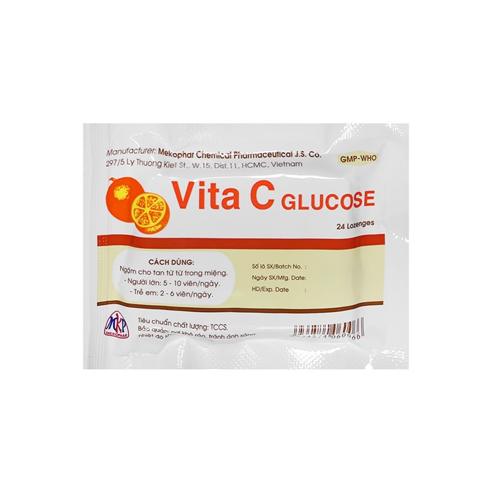 Kẹo ngậm Vita C