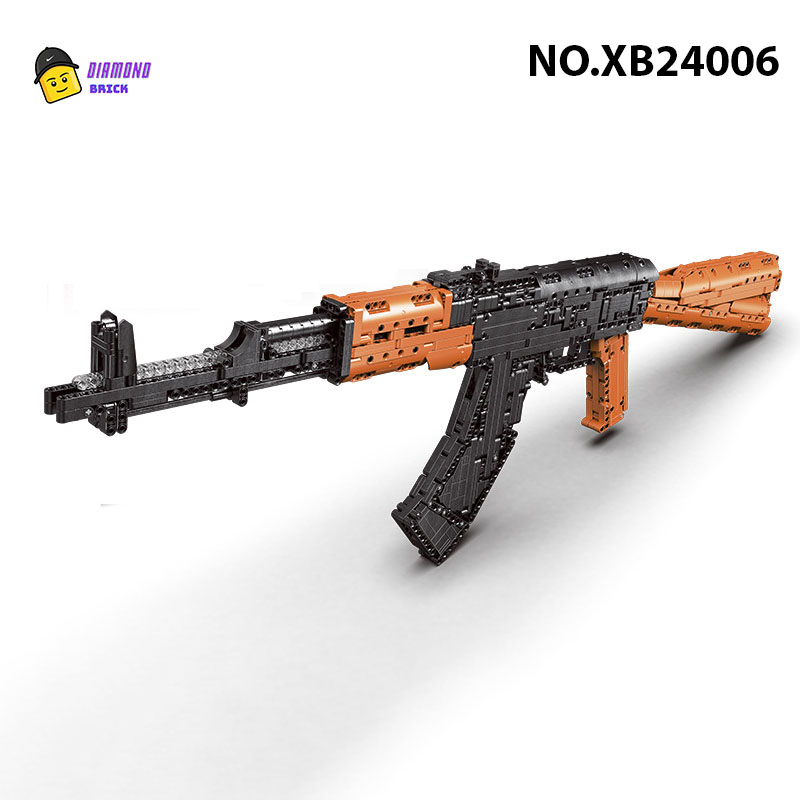 Đồ Chơi Lắp Ráp Kiểu LEGO Mô Hình Súng AK47 Huyền Thoại Trong PUBG CSGO CF Free Fire Xb24006 Xingbao