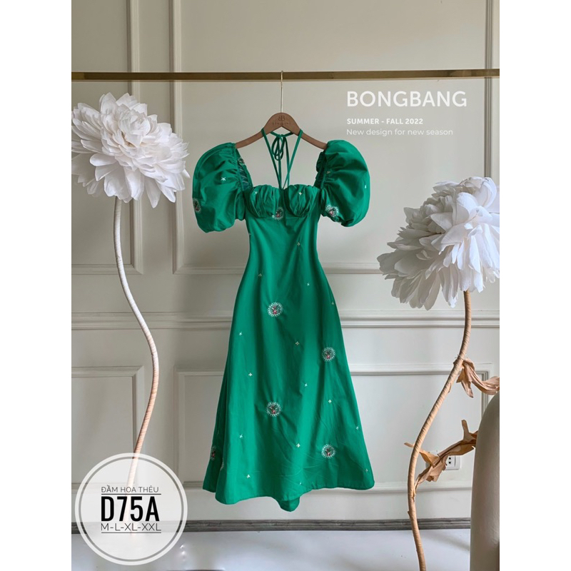 đầm maxxi hoa thêu bigsize 55kg-95kg🍒🍒
