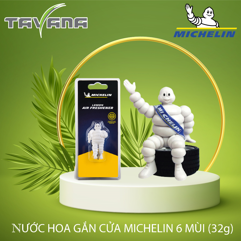 Nước hoa ô tô Michelin gắn cửa thông gió W320 - Nhiều mùi hương TVNM