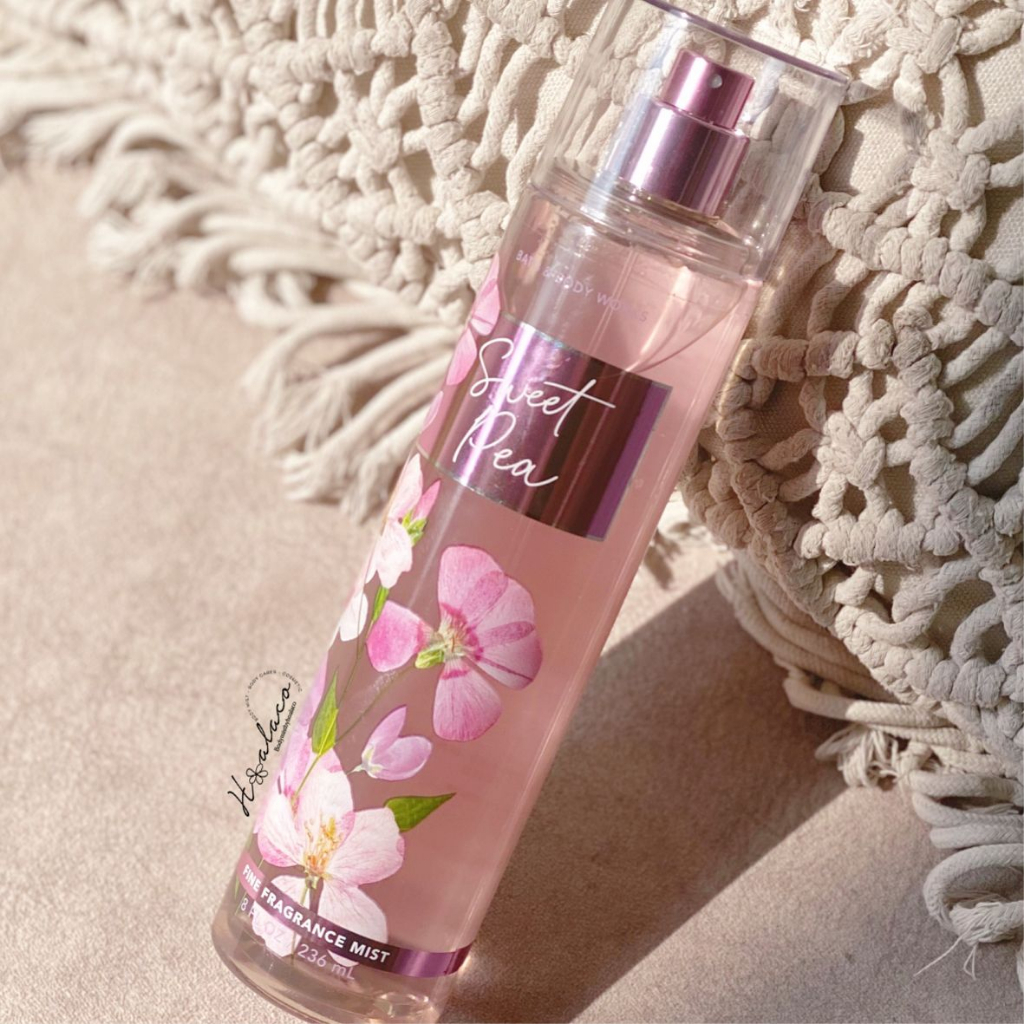 BODY MIST Xịt thơm toàn thân SWEET PEA Bath Body Works Sản