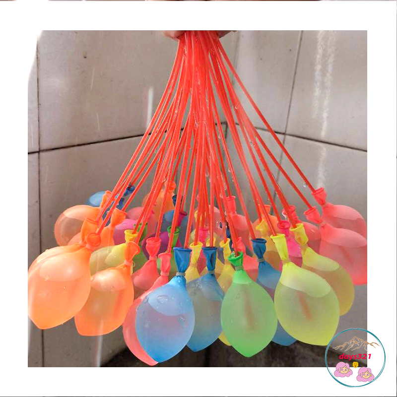 Set đồ chơi bóng nước chùm 111 quả, trò chơi ném bong bóng nước Chùm bóng nước 37 quả Lẻ = Sỉ sll