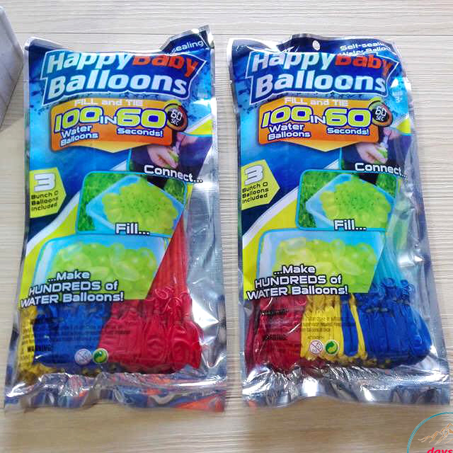 Set đồ chơi bóng nước chùm 111 quả, trò chơi ném bong bóng nước Chùm bóng nước 37 quả Lẻ = Sỉ sll