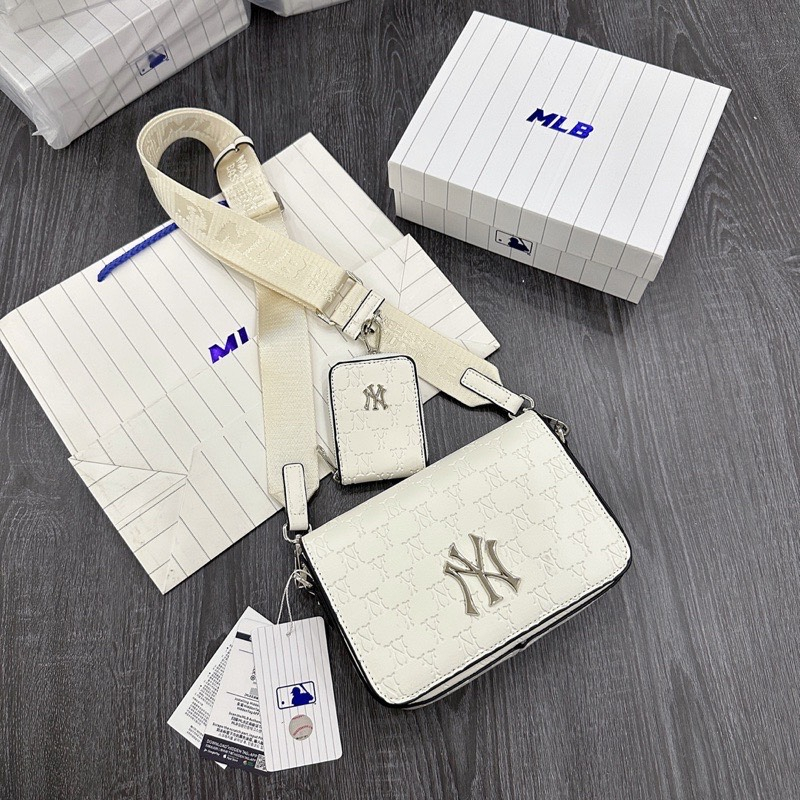 Túi xách MLB đeo chéo fullbox kèm túi nhỏ hàng xuất dư 1:1 #TX014
