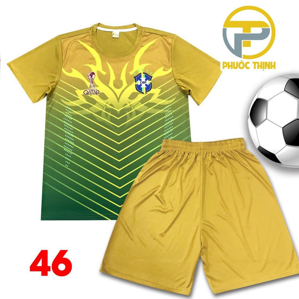 Bộ đồ thể thao đội BRAZIL Long Thanh M46