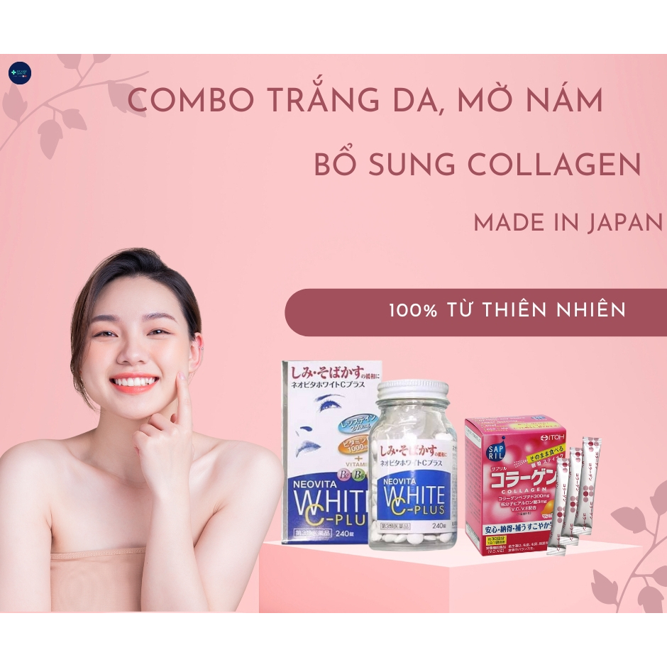 COMBO Trắng Da Collagen Của Nhật Bản Chính Hãng