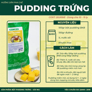 Bột Flan Pudding BKB các vị 100g