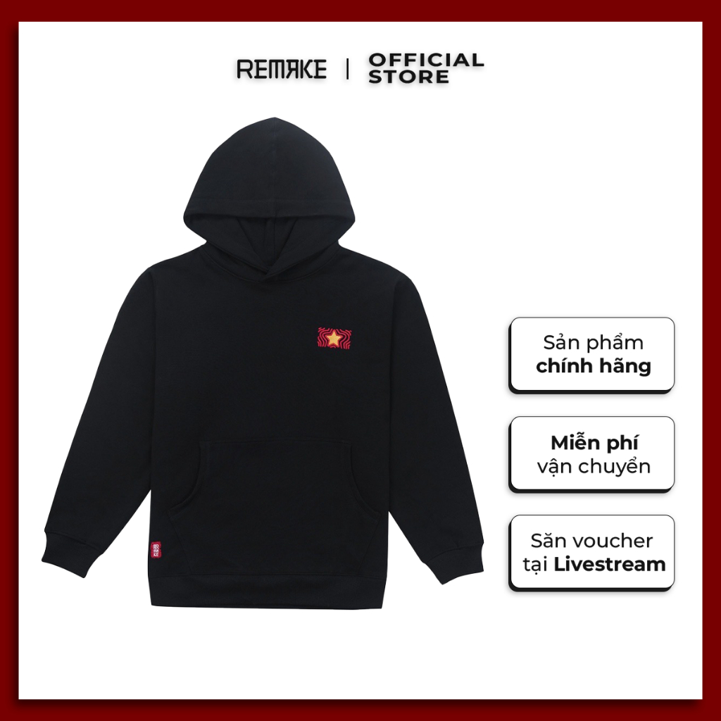 Áo Hoodie Thêu Mê Cung Sử Việt nỉ cotton pha poly