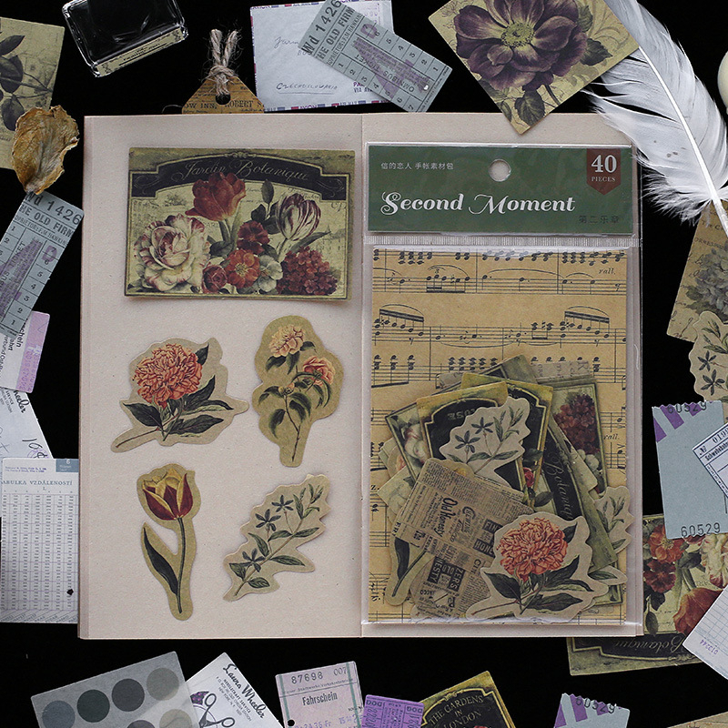 Giấy Nền Trang Trí Sổ Tay DIY Vintage, Làm Bullet Journal