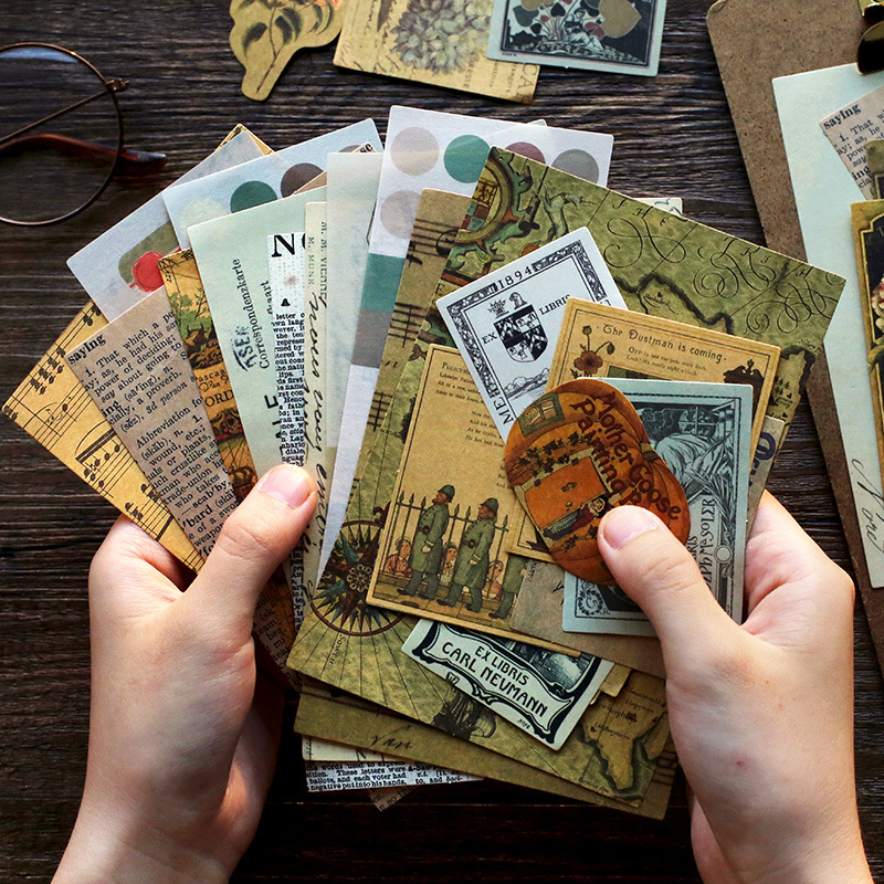 Giấy Nền Trang Trí Sổ Tay DIY Vintage, Làm Bullet Journal