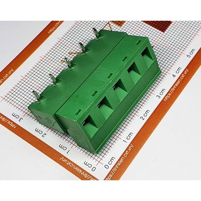 Cầu đấu nối 7.62mm 2P 5P 8P 9P 10P chân cong