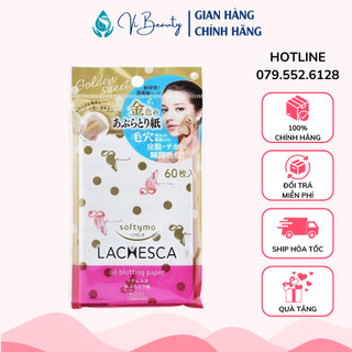 Giấy Thấm Dầu Kose Softymo Lachesca Nhật Bản 60 miếng