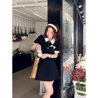 Váy thun cổ tiểu thư sang chảnh 🎉🎉😝😝