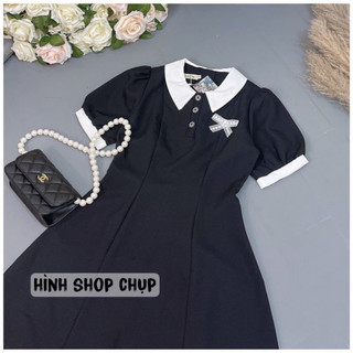 Váy thun cổ tiểu thư sang chảnh 🎉🎉😝😝