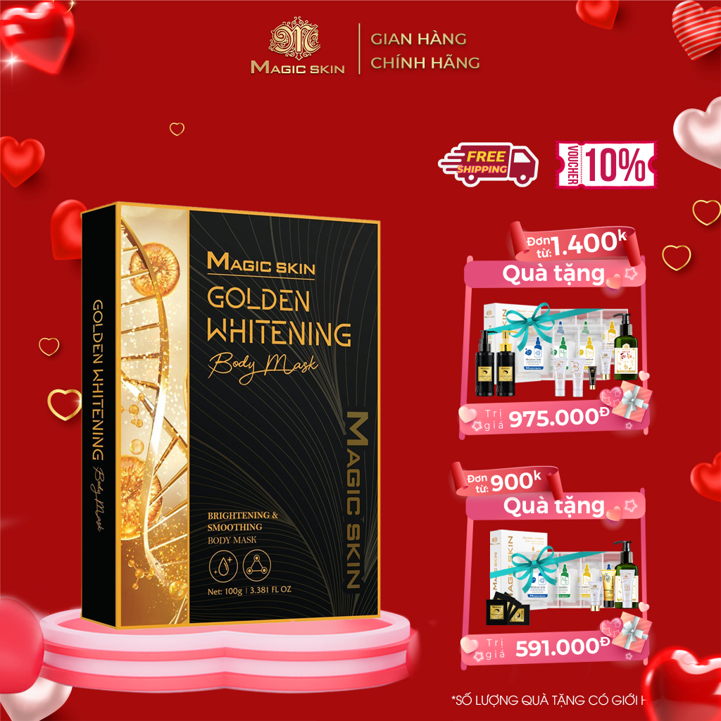 Mặt Nạ Ủ Trắng Body Magic Skin Golden Whitening Body Mask