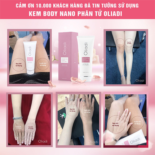 💯  Kem Body Oliadi Dưỡng Trắng Toàn Thân 200ml