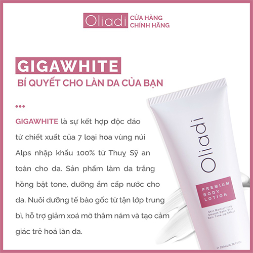 💯  Kem Body Oliadi Dưỡng Trắng Toàn Thân 200ml