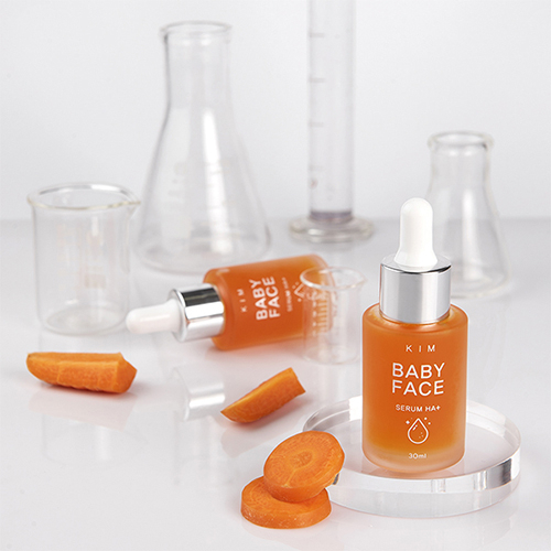 💯 Serum KIM BABY FACE HA+, dưỡng trắng da mặt, sạch mụn, mờ nám, tàn nhang 30ml