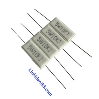 Điện trở sứ 5w 10k 15k dáng nằm