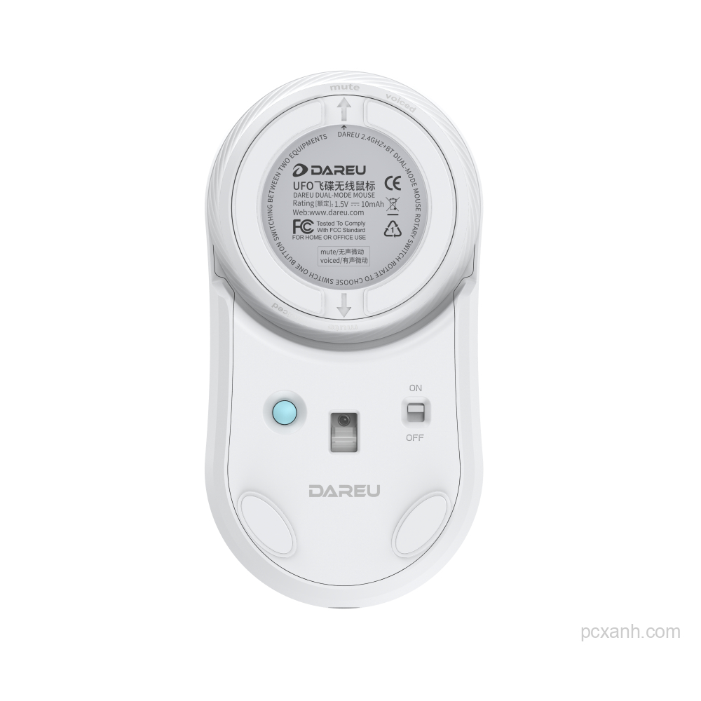 Chuột không dây Bluetooth Dareu LM116D - Hàng Chính Hãng