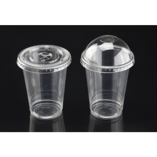 Sỉ 300 cốc nhựa nắp cầu 400ml 500ml kèm nắp