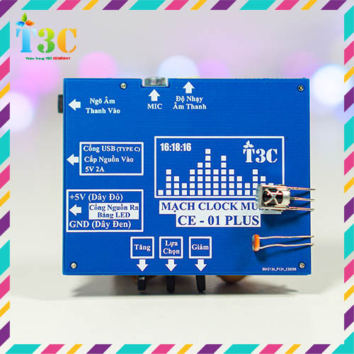 Đồng Hồ Nháy Theo Nhạc Clock Music CE01-Plus