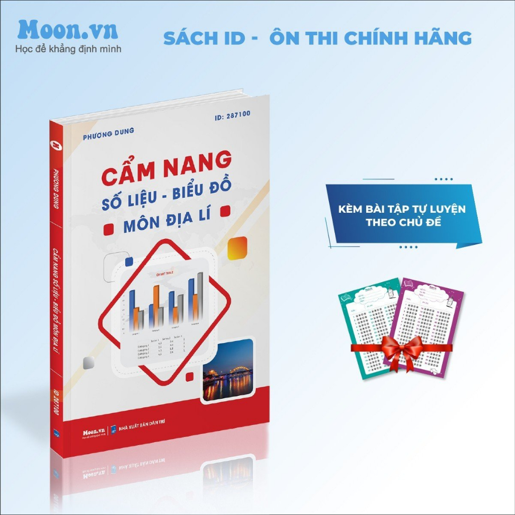 Sách Cẩm nang Số liệu - Biểu đồ Môn Địa lý | Sách ID