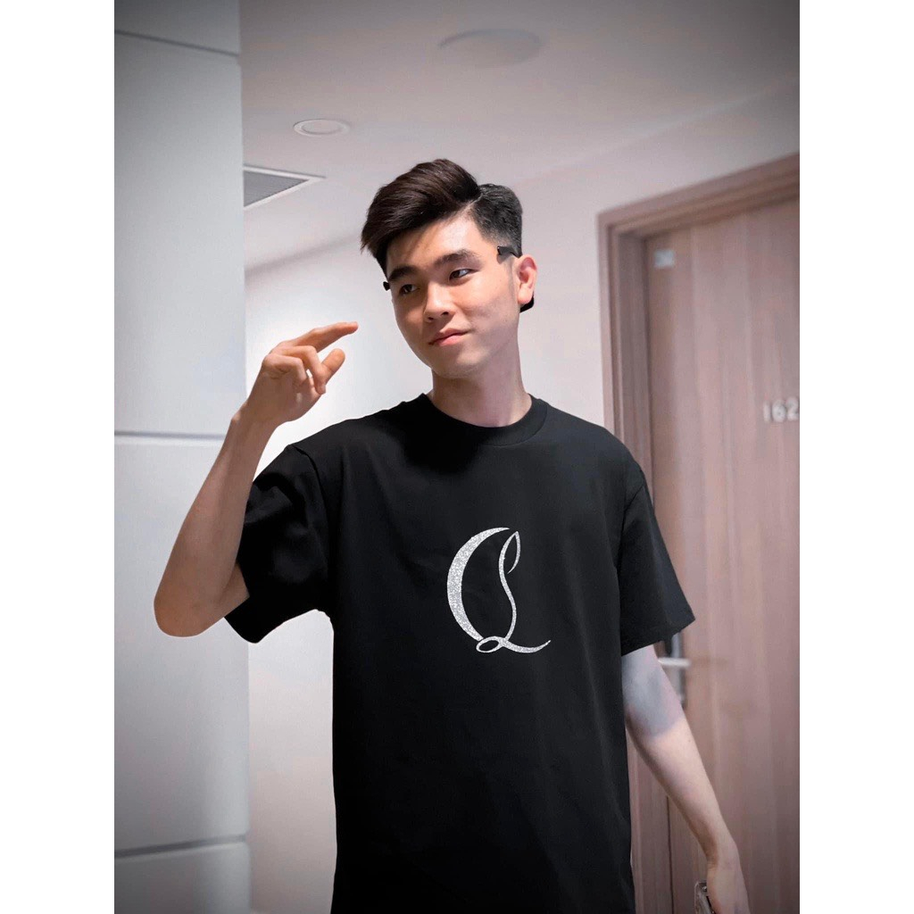 Áo Thun Louboutin In Nhũ Kim Tuyến Vải Cotton 100% , Áo Phông Nam Nữ I Love Louboutin Cao Cấp | BigBuy360 - bigbuy360.vn