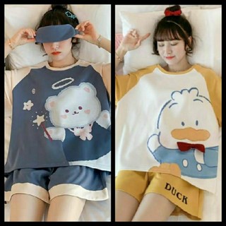 Bộ ngủ họat hình cotton in 3d quảng châu