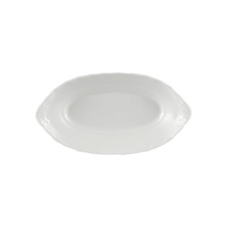 Dĩa sứ minh long oval 26 cm - tiệp không mộc