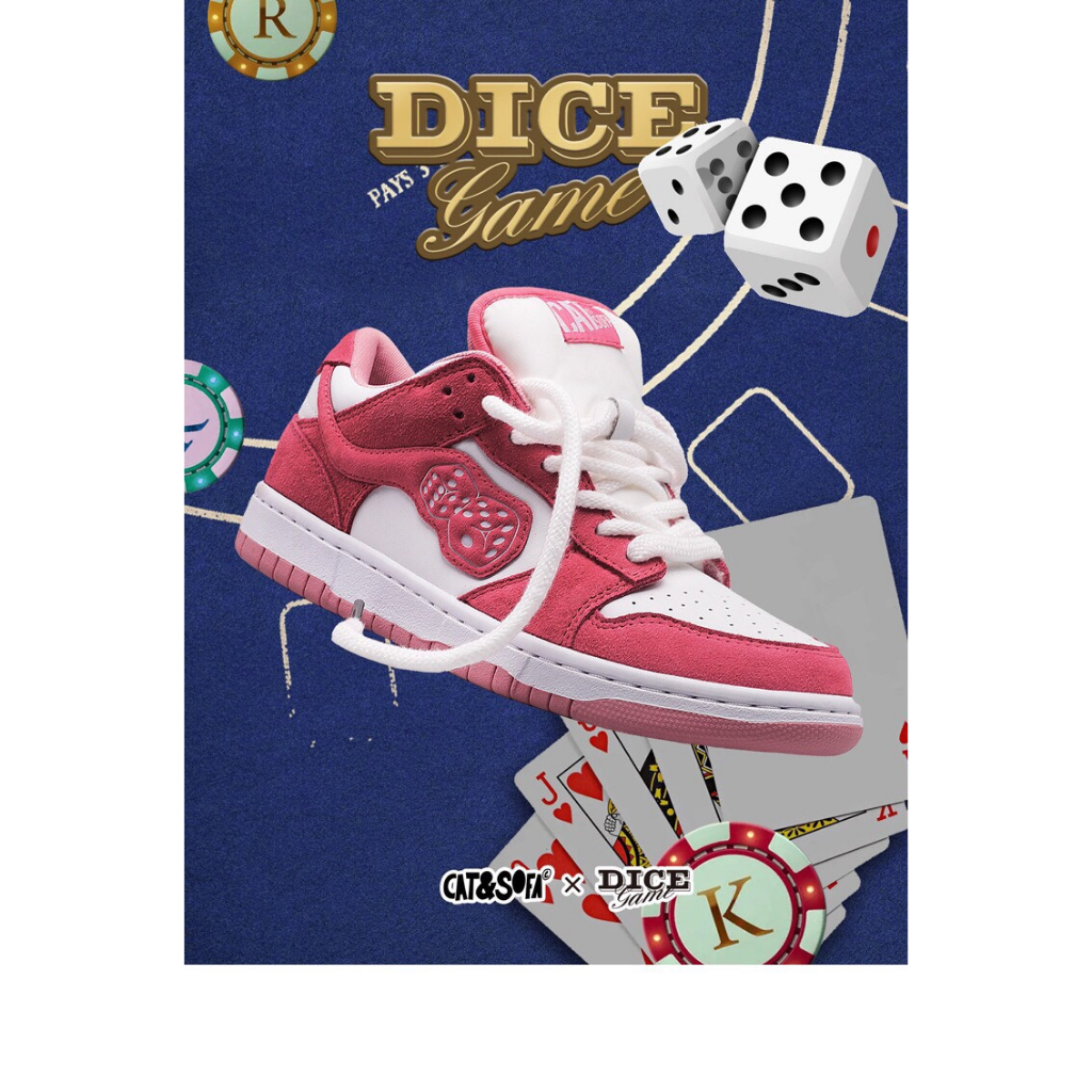 CAT & SOFA - Giày DICEGAME đỏ AC282