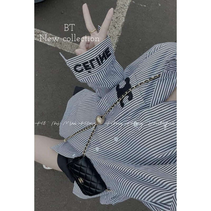 Áo Sơmi Ce.line Kẻ Hot Hit