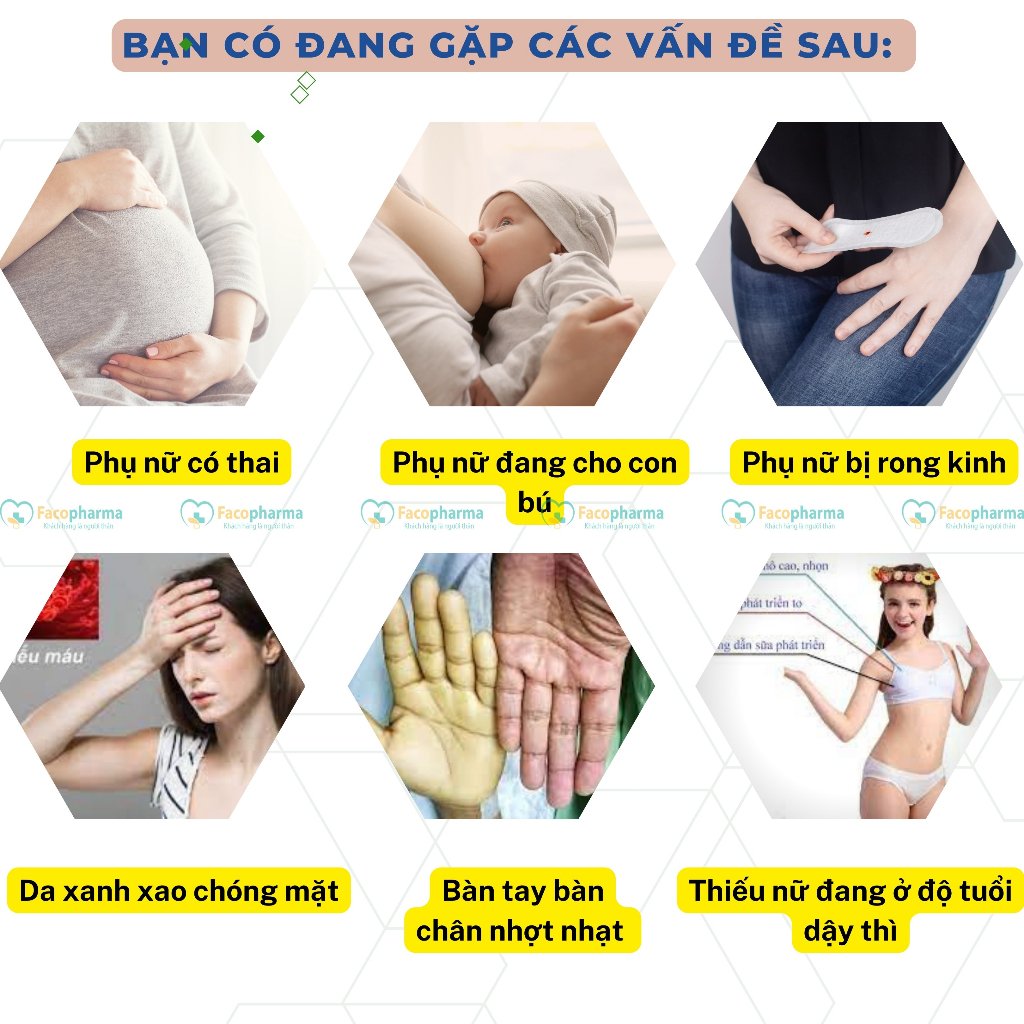 Bổ sung sắt Fero nano inulin vitamin B12 C bồ công anh hỗ trợ giảm rong kinh thiếu máu hiệu quả Hộp 30 Viên TPN7.2