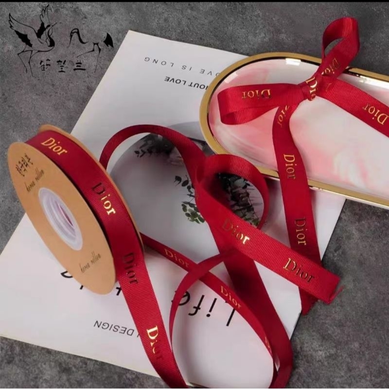 Ruybang gân 2cm chữ vàng