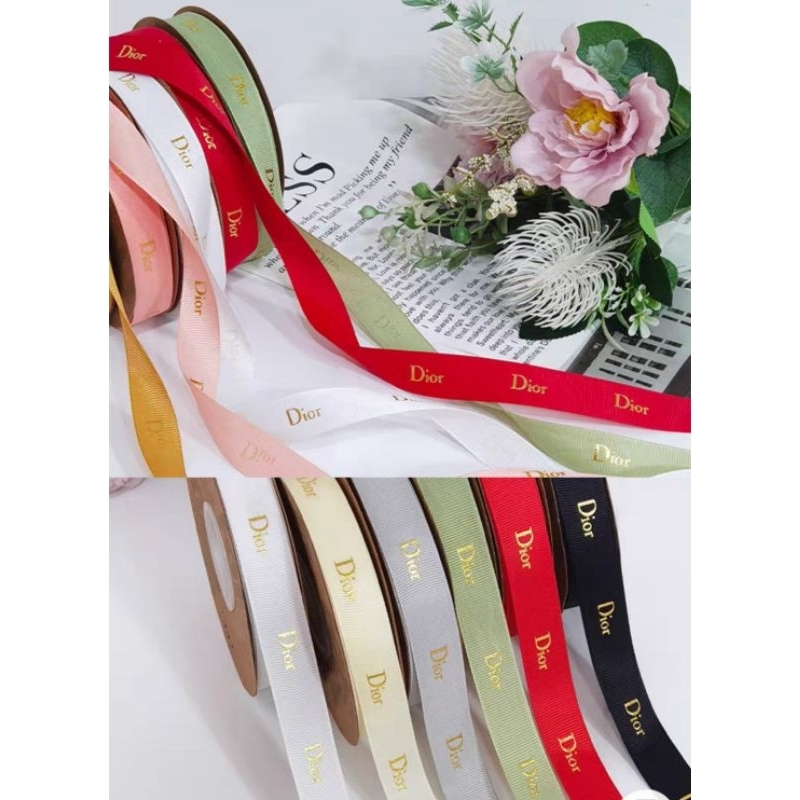 Ruybang gân 2cm chữ vàng