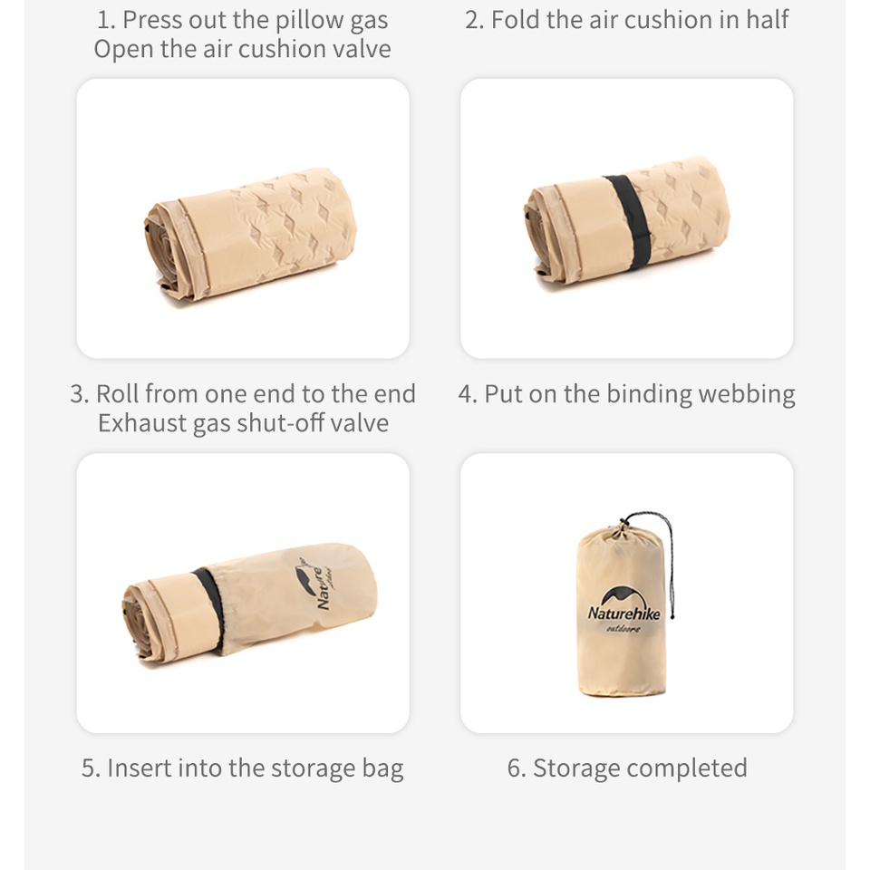 Đệm đôi tự bơm hơi NatureHike NH18Q010-D mẫu mới chính hãng