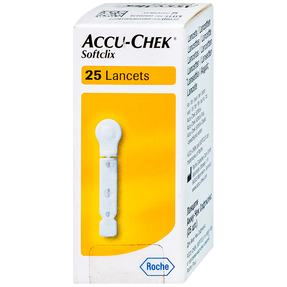 Kim lấy máu Accu-Chek Softclix hộp 25 que