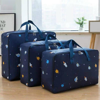 Set 3 túi đựng chăn màn quần áo chống thấm mẫu mới (xanh than)