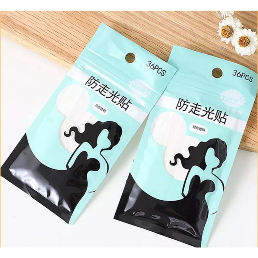 Bán Sỉ 10 Set 36 Băng Dính Cố Định Quần Áo- Miếng Dán Chống Lộ, Hở Ngực, Vai Áo ( 360 Cái)