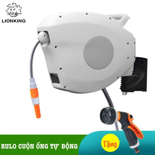 Vòi tưới cây rửa xe LionKing HRW rulo tự động thu cuốn ống nước