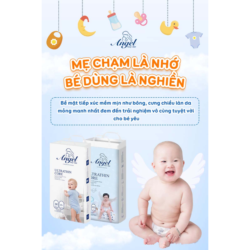 Bỉm Quần ANGEL Absorbent Size XL34