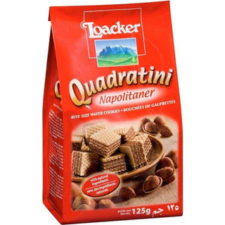 Bánh Xốp Loacker Quadratini 125gr 4 vị