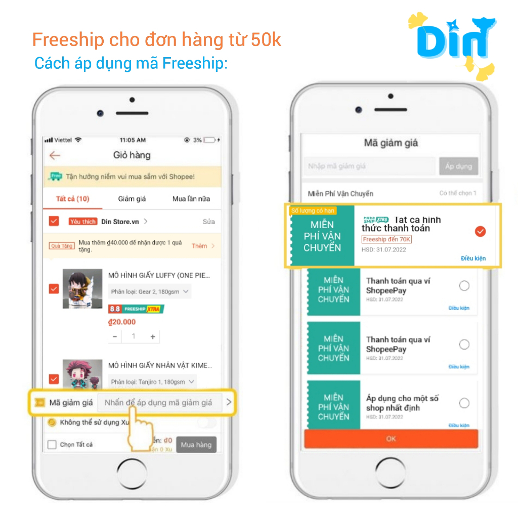 Mô hình giấy standee nhân vật Kimetsu No Yaiba  - Mô hình Tanjiro , Nezuko , Zenitsu, Shinobu, Rengoku